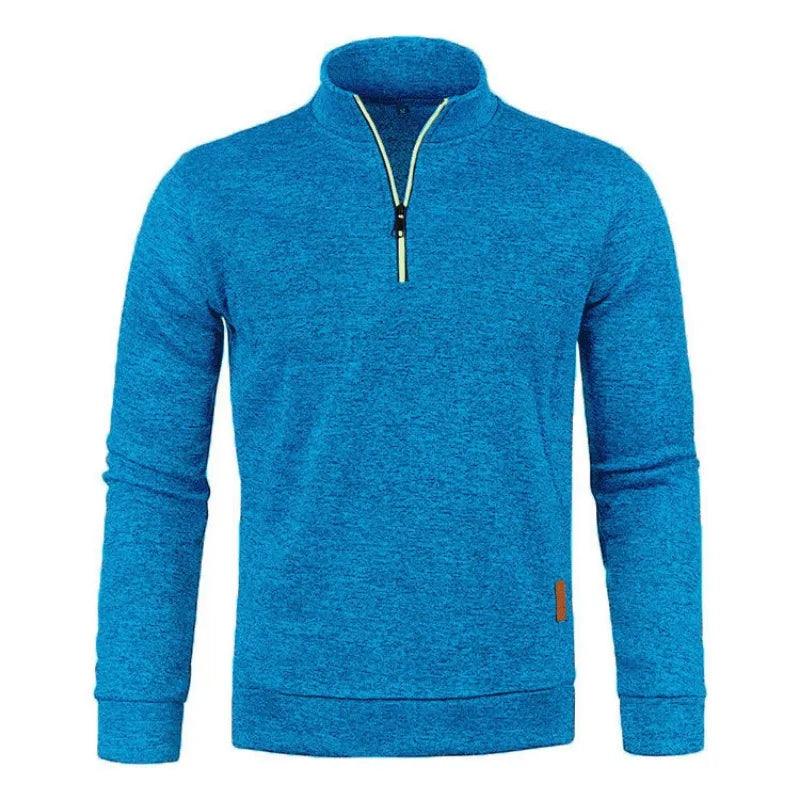 Frostline Men's Half-Zip Pullover | Warm Turtleneck Streetwear Sweatshirt