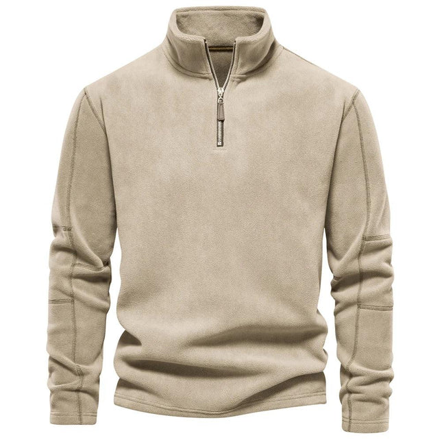 ThermaTrek | Men's Thick Fleece Casual Pullover Jacket - northernnomad