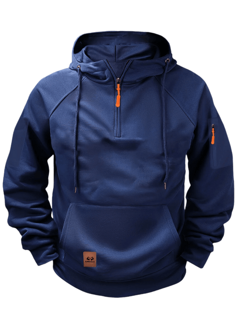 Aerlux Fleece Utility Hoodie | Multi-Pocket Loose Fit Hooded Pullover for Men & Women - northernnomad