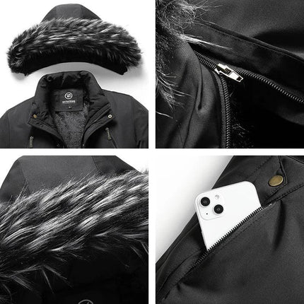 Men's Fur-Lined Parka Jacket