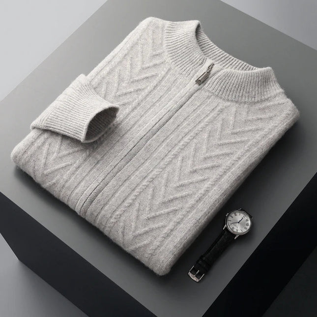 Men's Long-Sleeve Sweater Knit