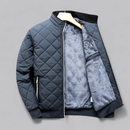 Men's Bomber Jacket Fleece-Lined