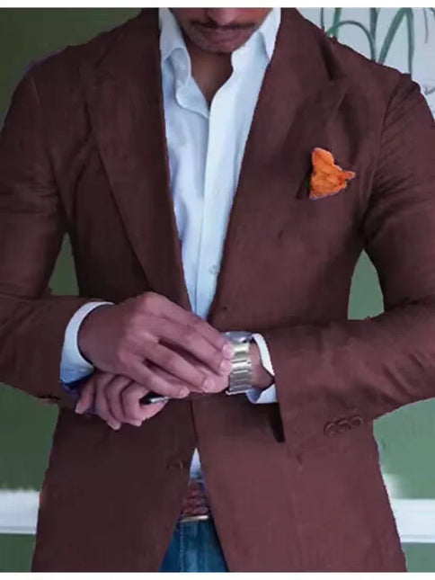 Men's Linen Blazer Stylish