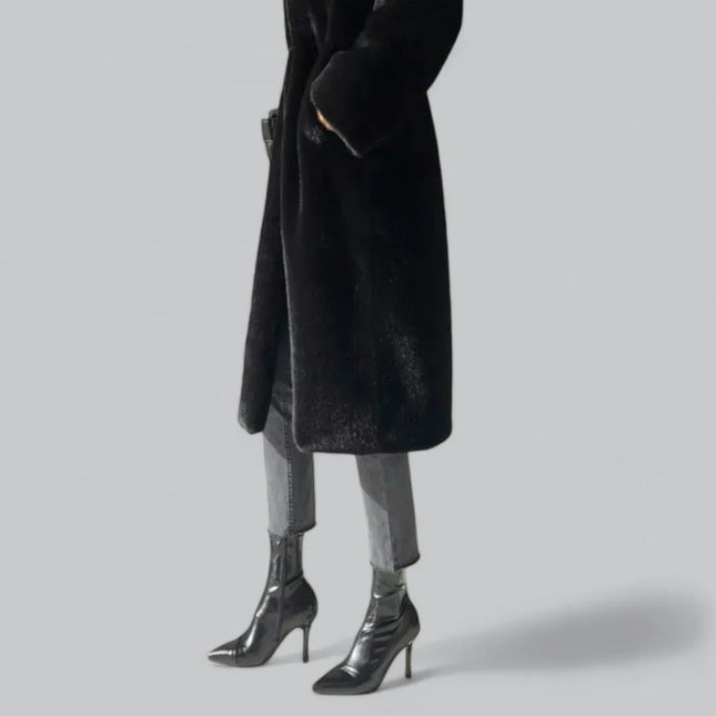 Women's Faux Fur Long Coat Luxury