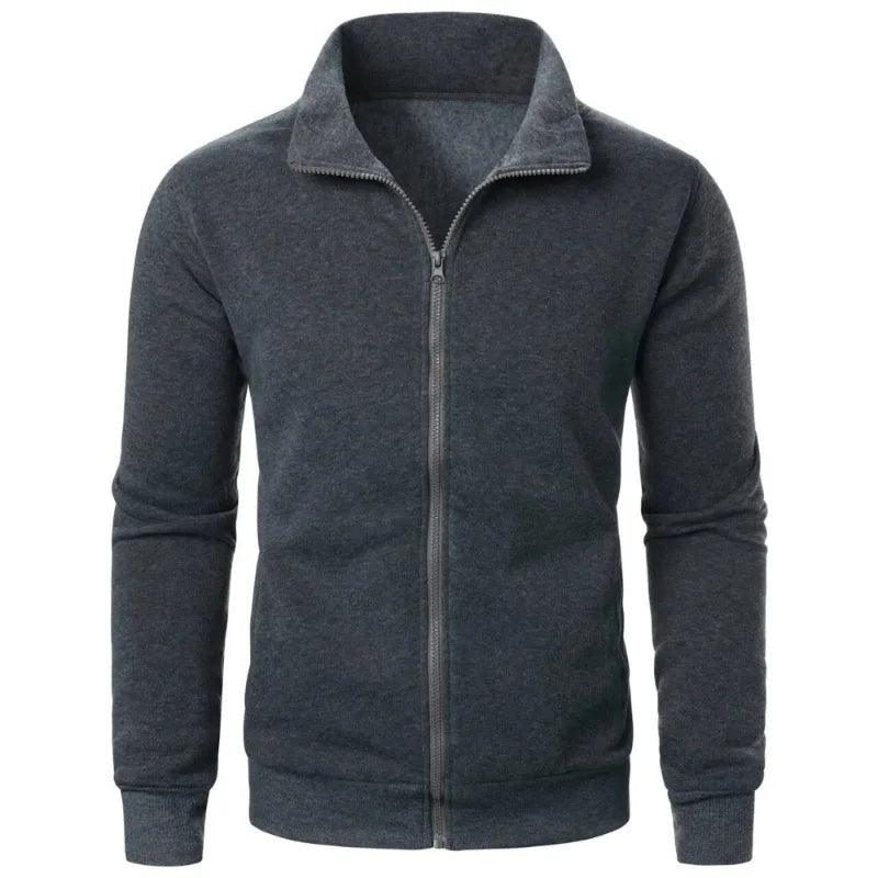 UrbanLayer | Men's Casual Zip-Up Baseball Jacket for Autumn & Winter