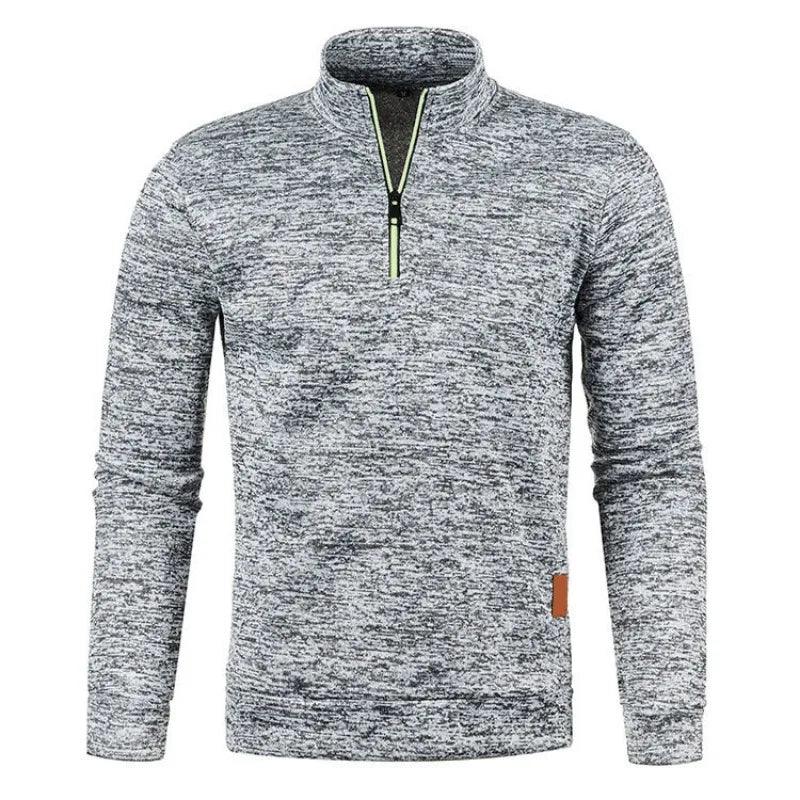 Frostline Men's Half-Zip Pullover | Warm Turtleneck Streetwear Sweatshirt