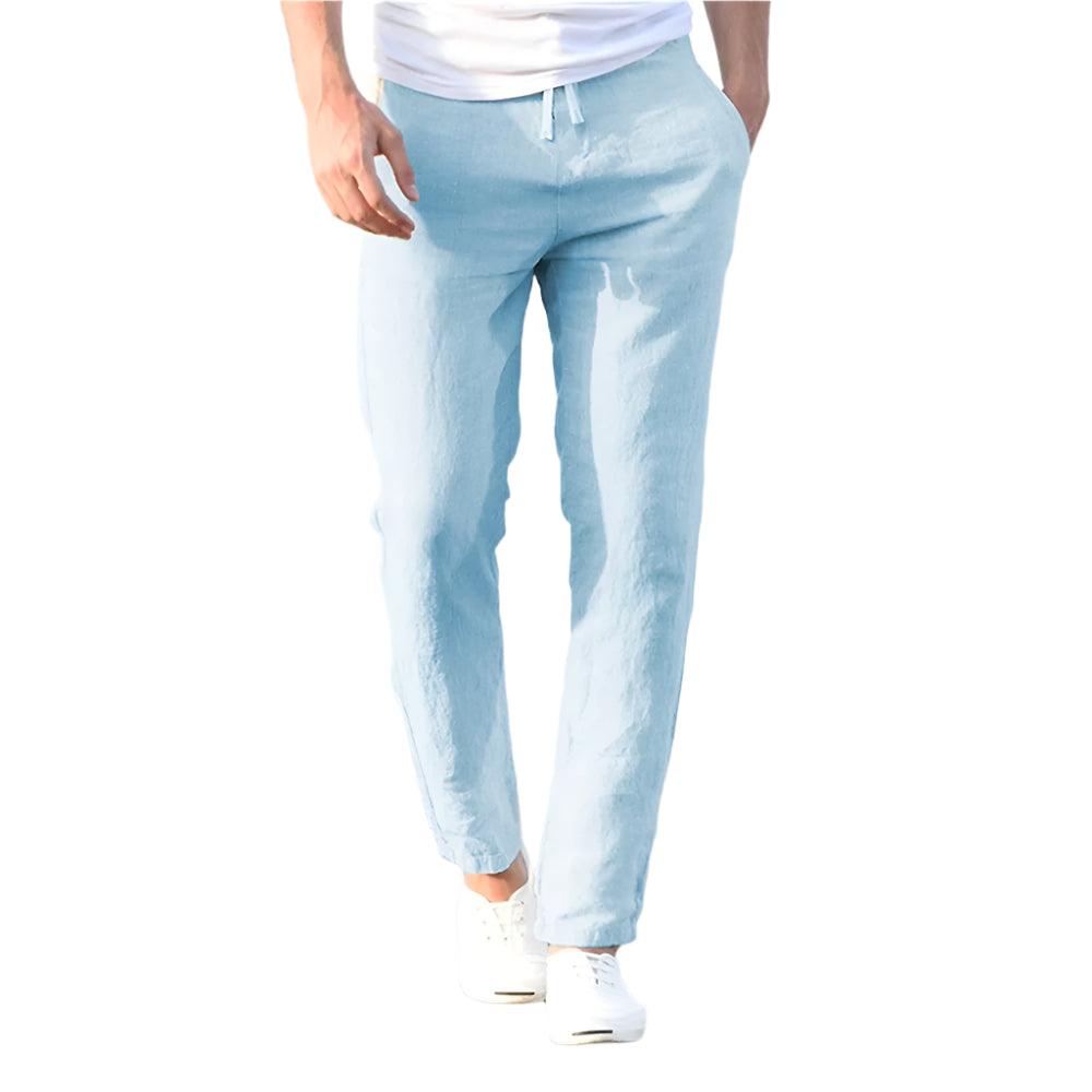 Men's Breathable Cotton-Linen Trousers | Casual Streetwear Pants