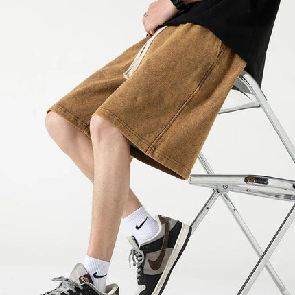 Men’s Casual Shorts Cotton Blend Relaxed Fit