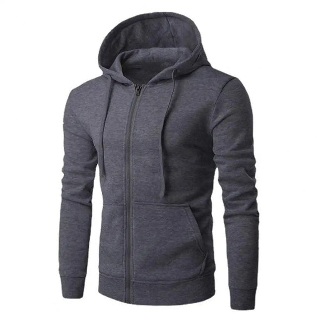 Ravlen Zip Hoodie Jacket | Slim Fit Men's Sweatshirt for Autumn & Winter - northernnomad