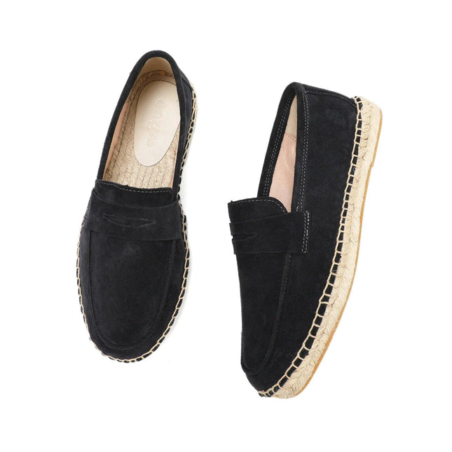Solaro Suede Espadrilles | Men's Slip-On Loafers with Hemp Insole & Jute Detailing - northernnomad