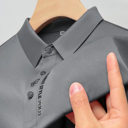 Men's Polo Shirt Wrinkle-Free