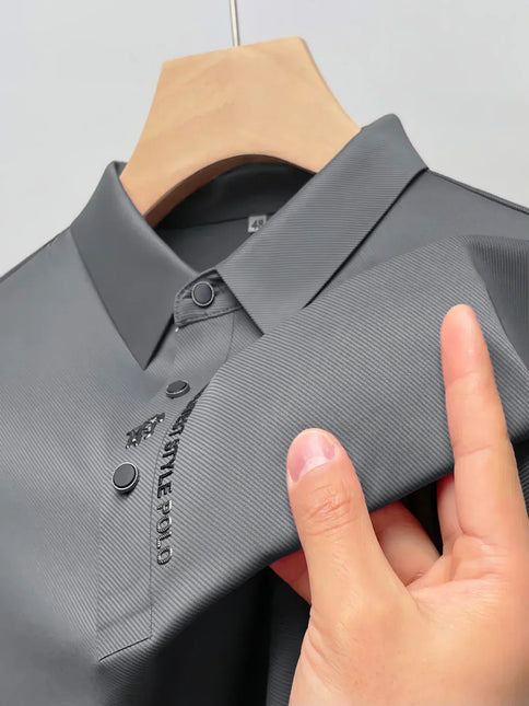 Men's Polo Shirt Wrinkle-Free
