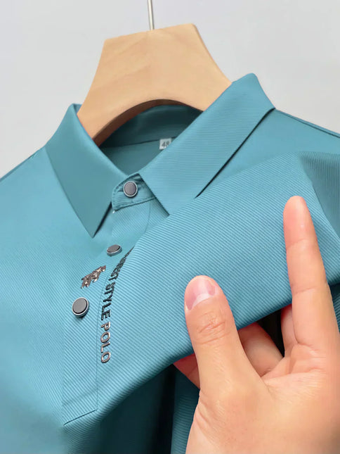 Men's Polo Shirt Wrinkle-Free