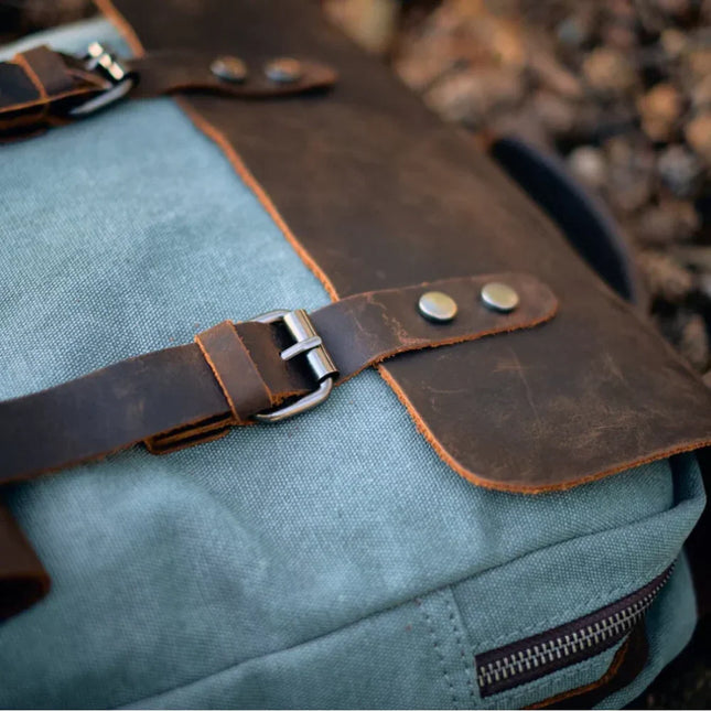 Men's Vintage Laptop Backpack Canvas