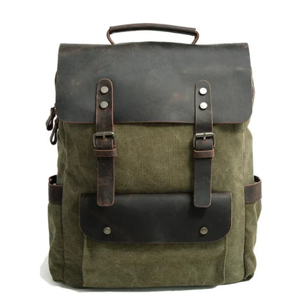 Men's Vintage Laptop Backpack Canvas