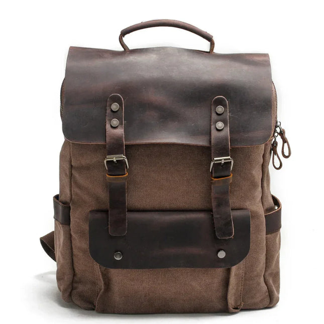 Men's Vintage Laptop Backpack Canvas