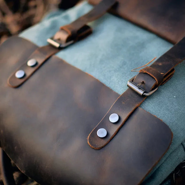 Men's Vintage Laptop Backpack Canvas