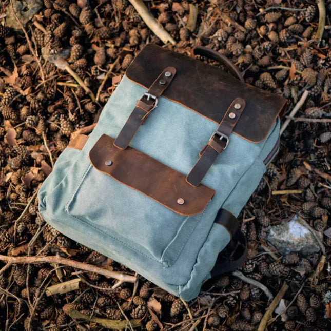 Men's Vintage Laptop Backpack Canvas