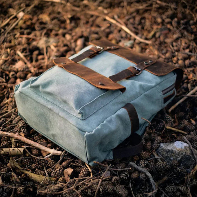 Men's Vintage Laptop Backpack Canvas