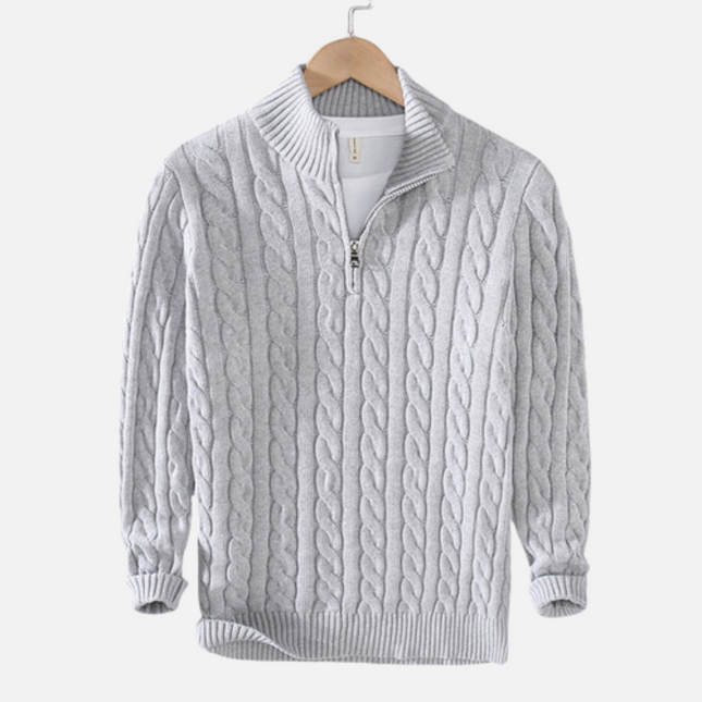 Men's Half-Zip Sweater Merino Wool