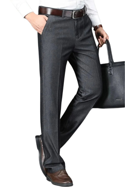 Men's Business Trousers Wool Blend