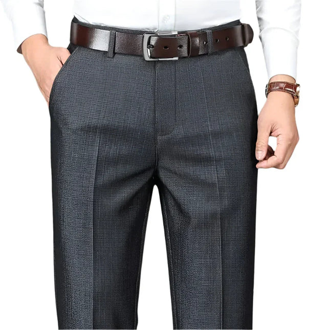 Men's Business Trousers Wool Blend