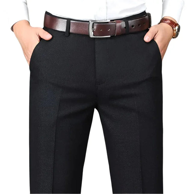 Men's Business Trousers Wool Blend