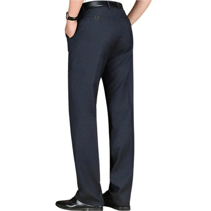 Men's Business Trousers Wool Blend