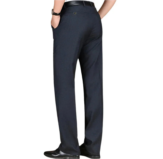 Men's Business Trousers Wool Blend