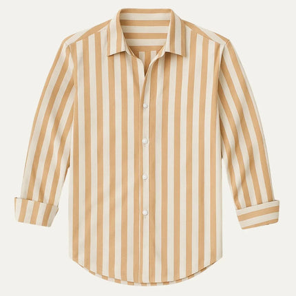 Men's Striped Linen Shirt