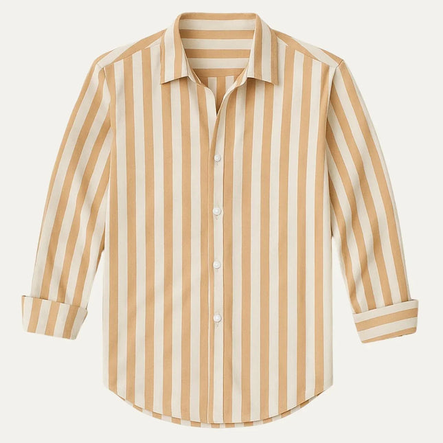 Men's Striped Linen Shirt