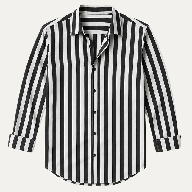 Men's Striped Linen Shirt