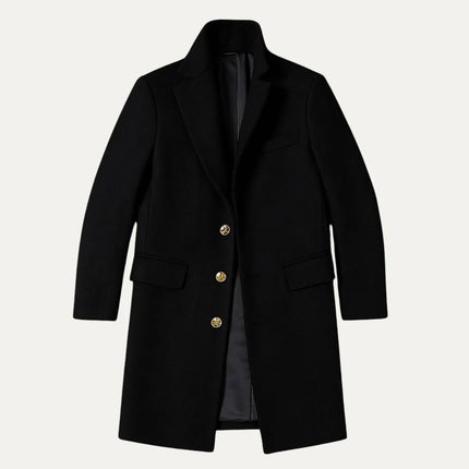 Men's Long Trench Coat Classic Style