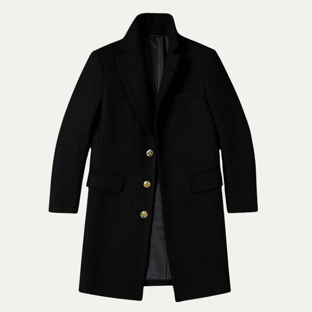 Men's Long Trench Coat Classic Style