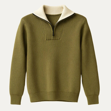 Men’s Quarter Zip Jumper Knit