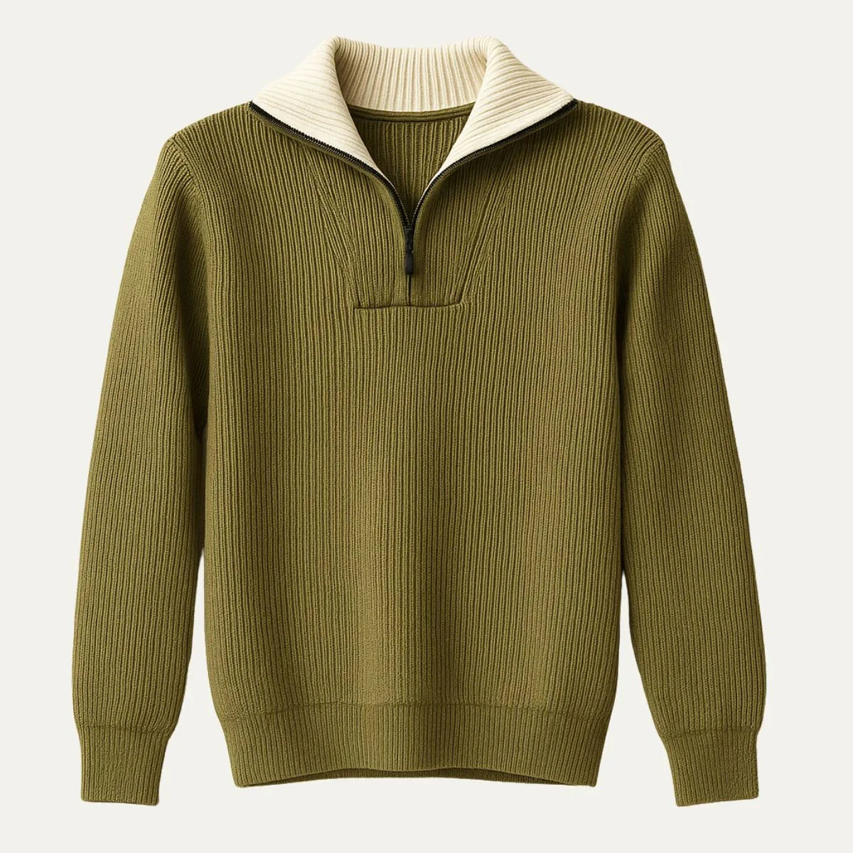 Men’s Quarter Zip Jumper Knit