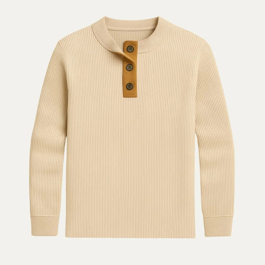 Men's Quarter Zip Jumper Wool Blend