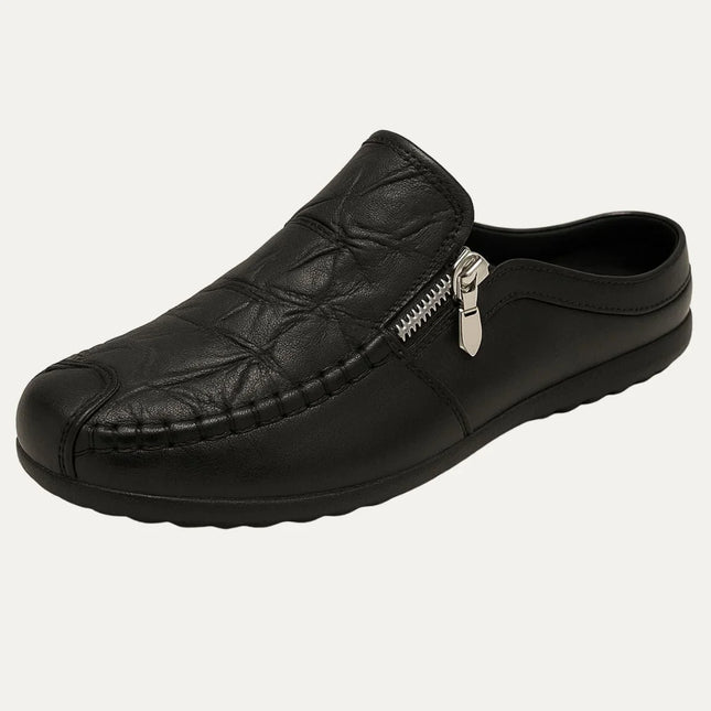 Men's Leather Loafers Slip-On Style