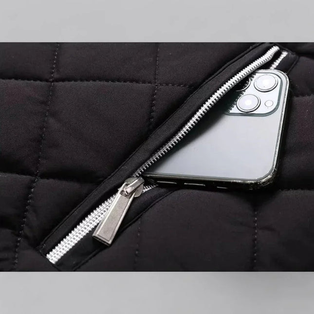 Men's Bomber Jacket Fleece-Lined