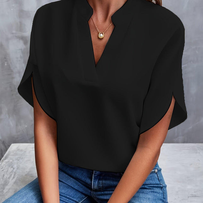 Women's V-Neck Elegant Blouse