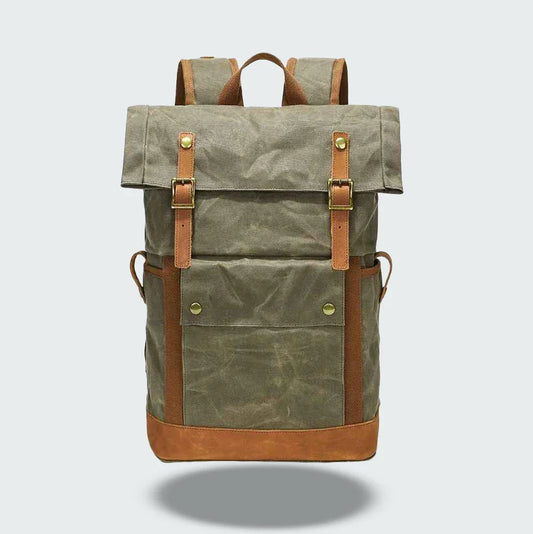 Men's Backpack Waxed Canvas