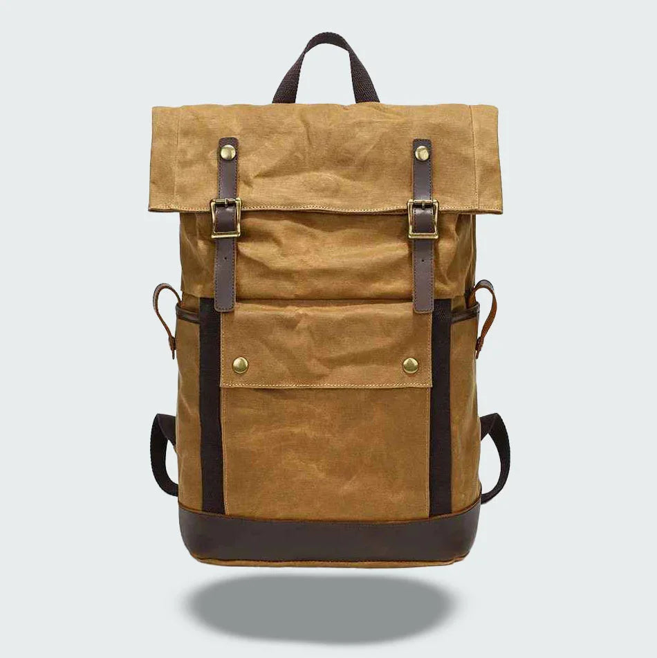 Men's Backpack Waxed Canvas