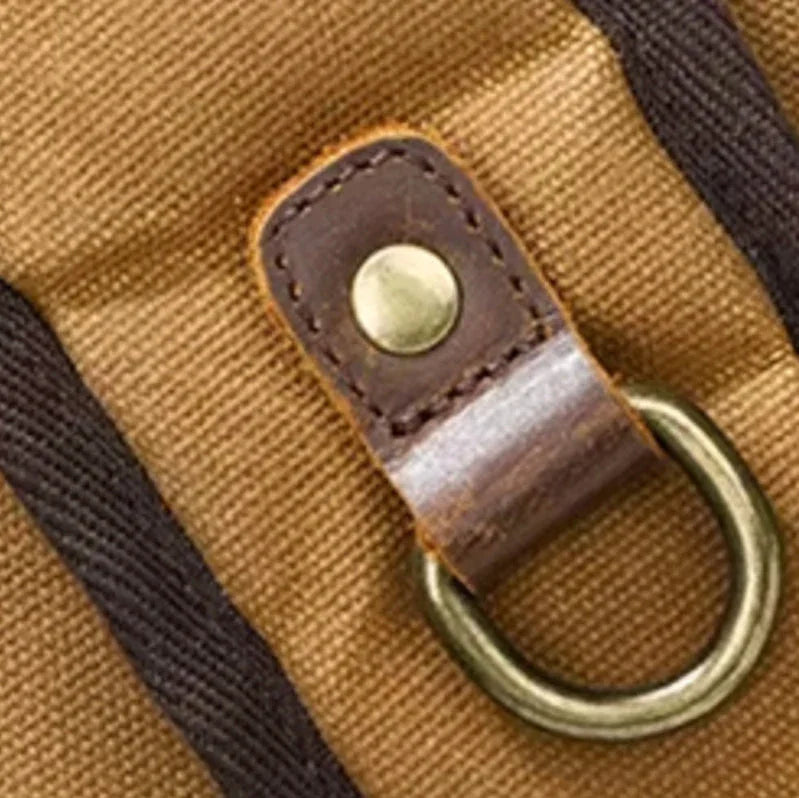 Men's Backpack Waxed Canvas