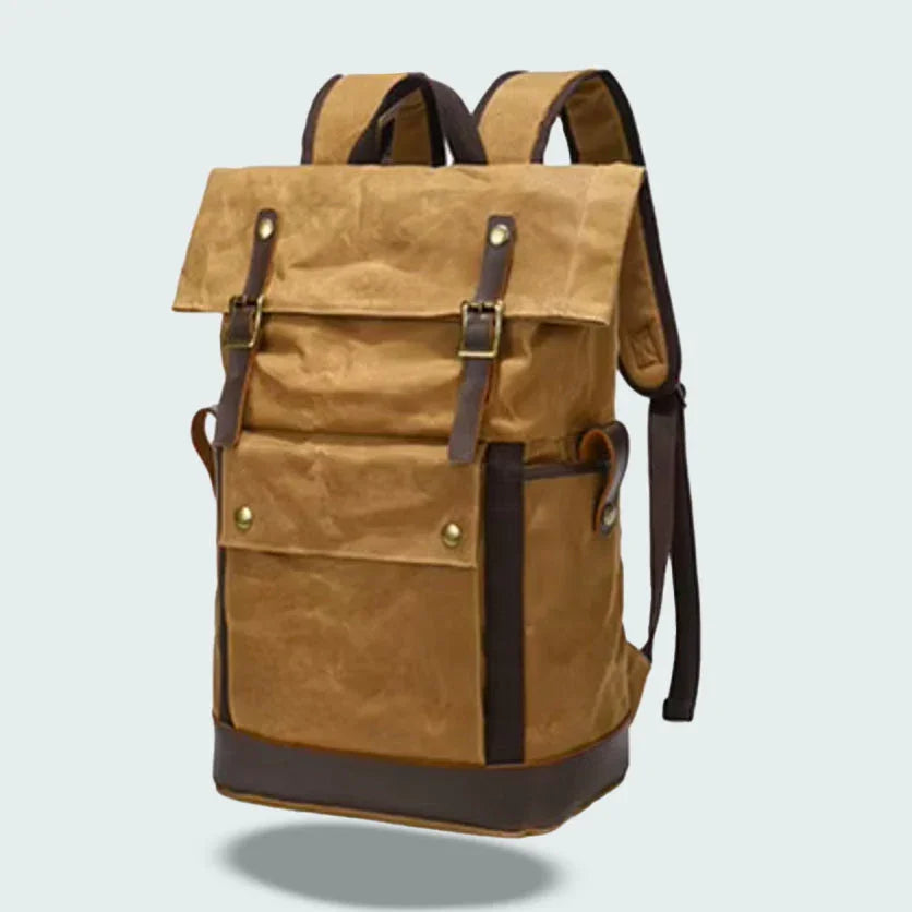 Men's Backpack Waxed Canvas