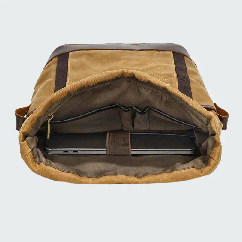 Men's Backpack Waxed Canvas