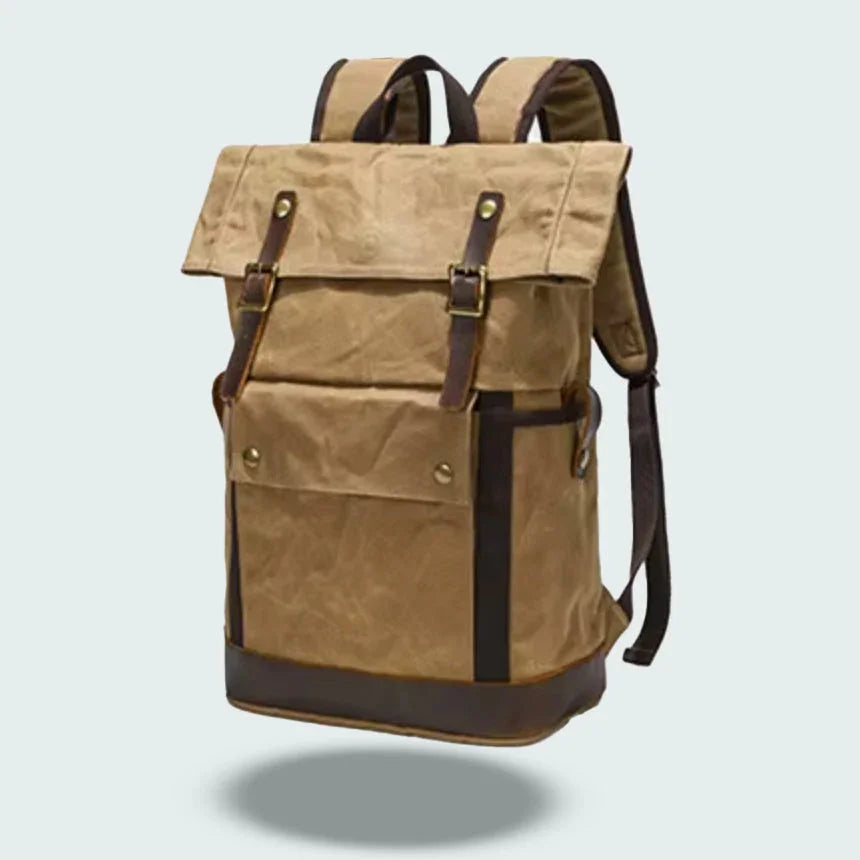 Men's Backpack Waxed Canvas