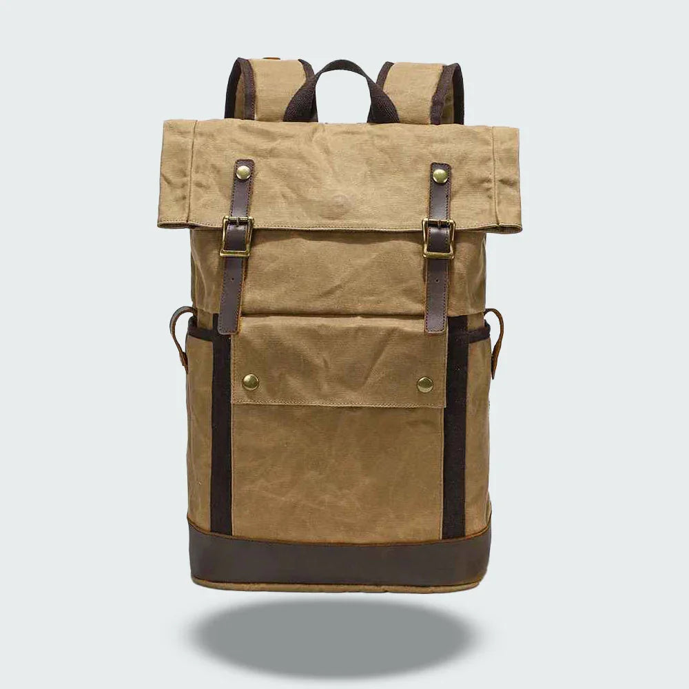 Men's Backpack Waxed Canvas
