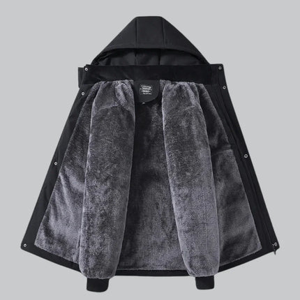 Men's Waterproof Fleece-Lined Winter Jacket