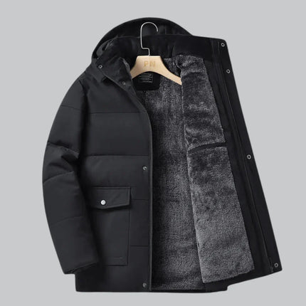 Men's Waterproof Fleece-Lined Winter Jacket