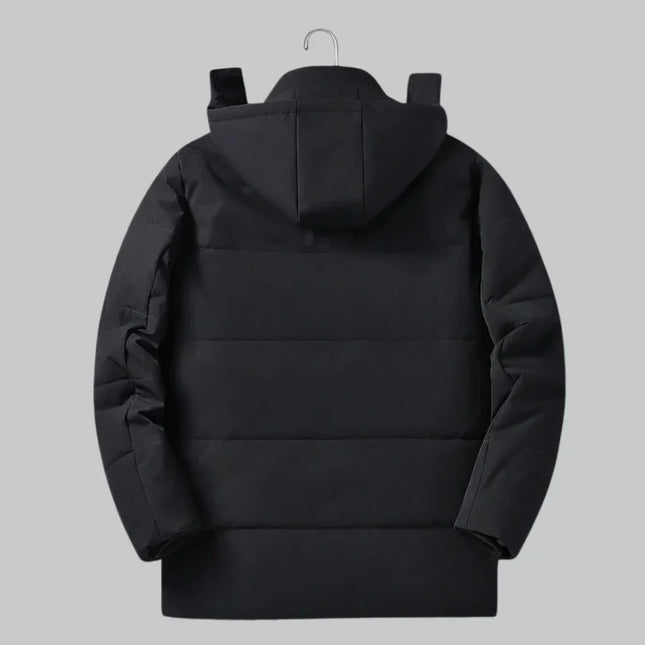 Men's Waterproof Fleece-Lined Winter Jacket